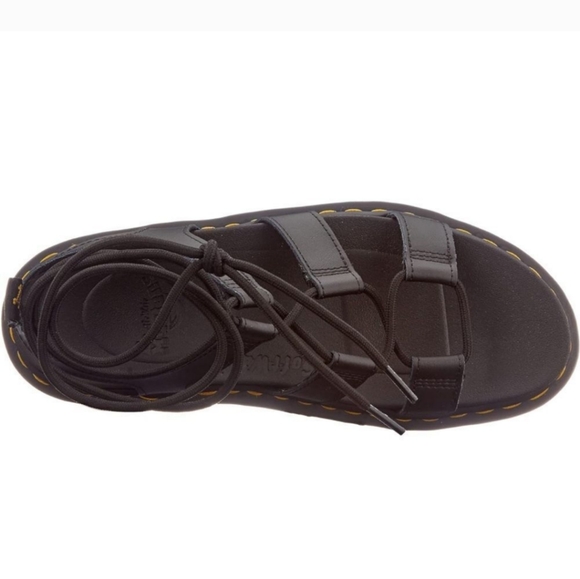 DR.MARTENS NARTILLA WOMENS LEATHER GLADIATOR SANDALS - Picture 5 of 9